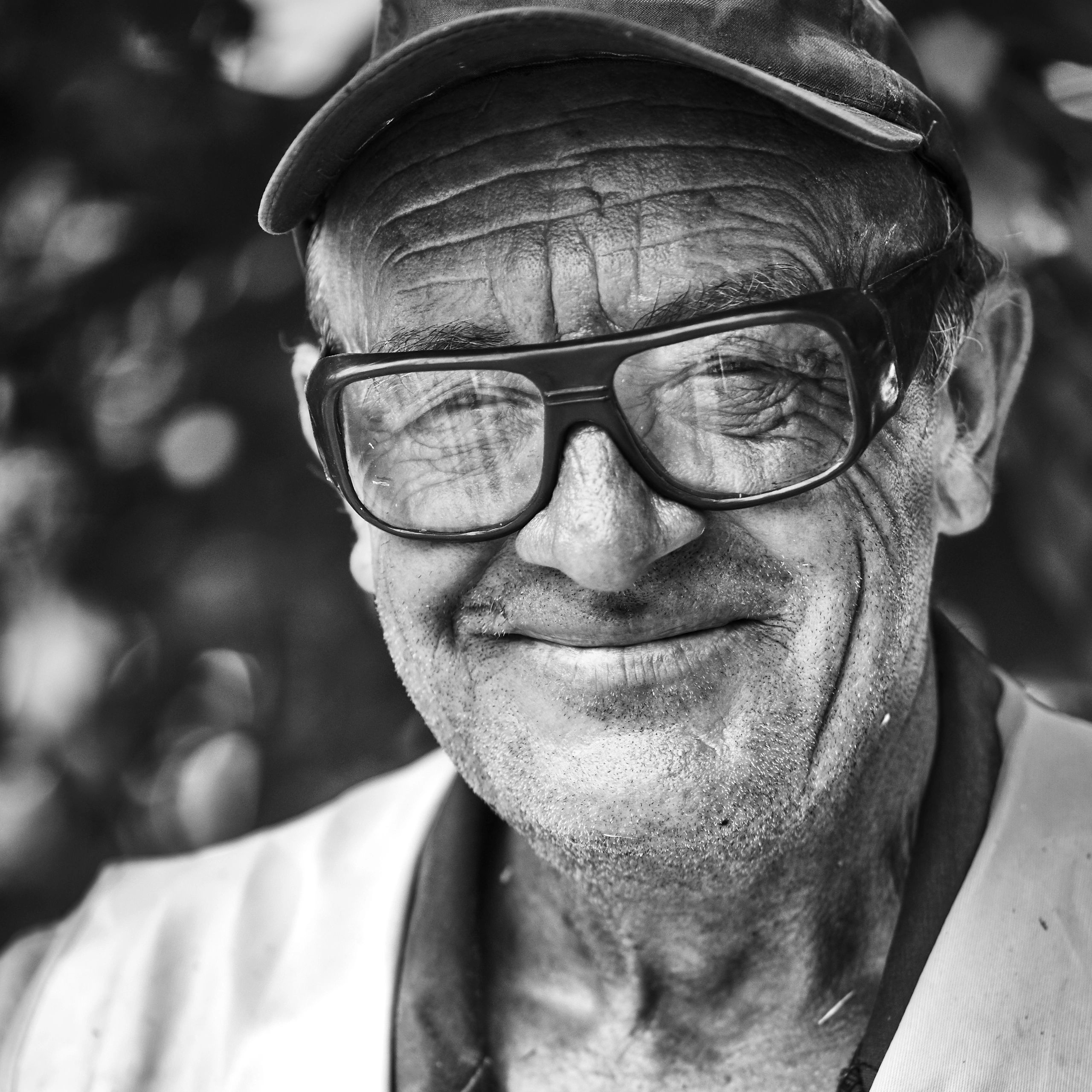 Portrait of a smiling older adult